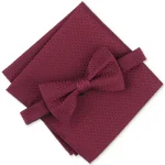Men’s Sylvan Textured Bow Tie & Pocket Square SetMen’s Sylvan Textured Bow Tie & Pocket Square Set